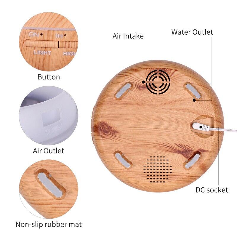 Woodgrain Bluetooth Speaker Oil Diffuser - lightbulbbusinessconsulting