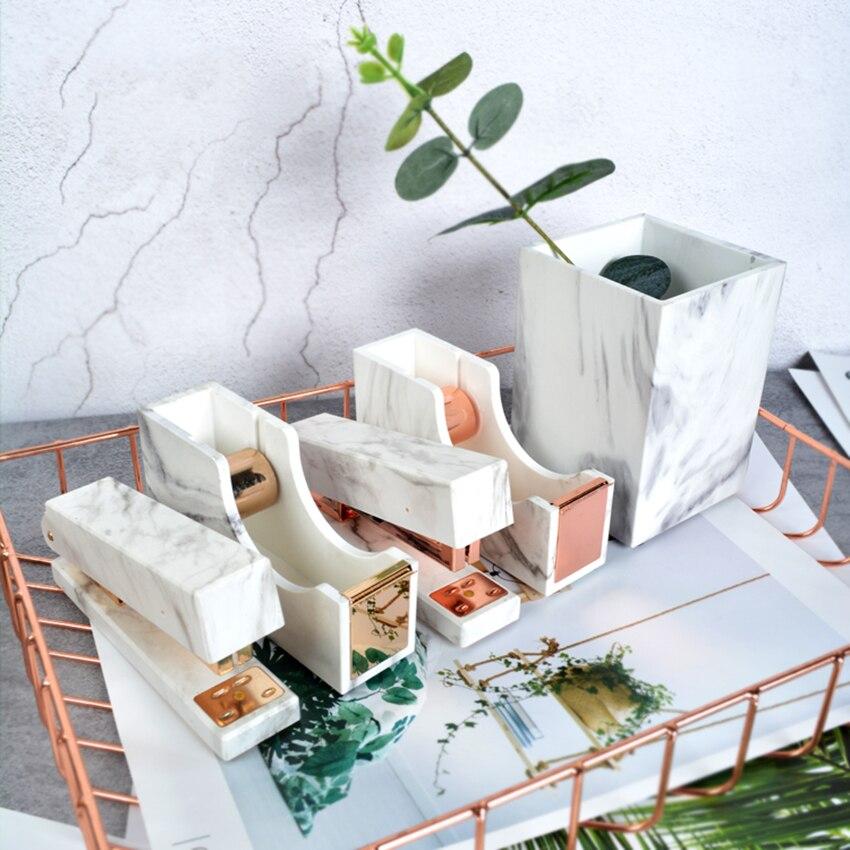 Chic Marble Desktop set - lightbulbbusinessconsulting