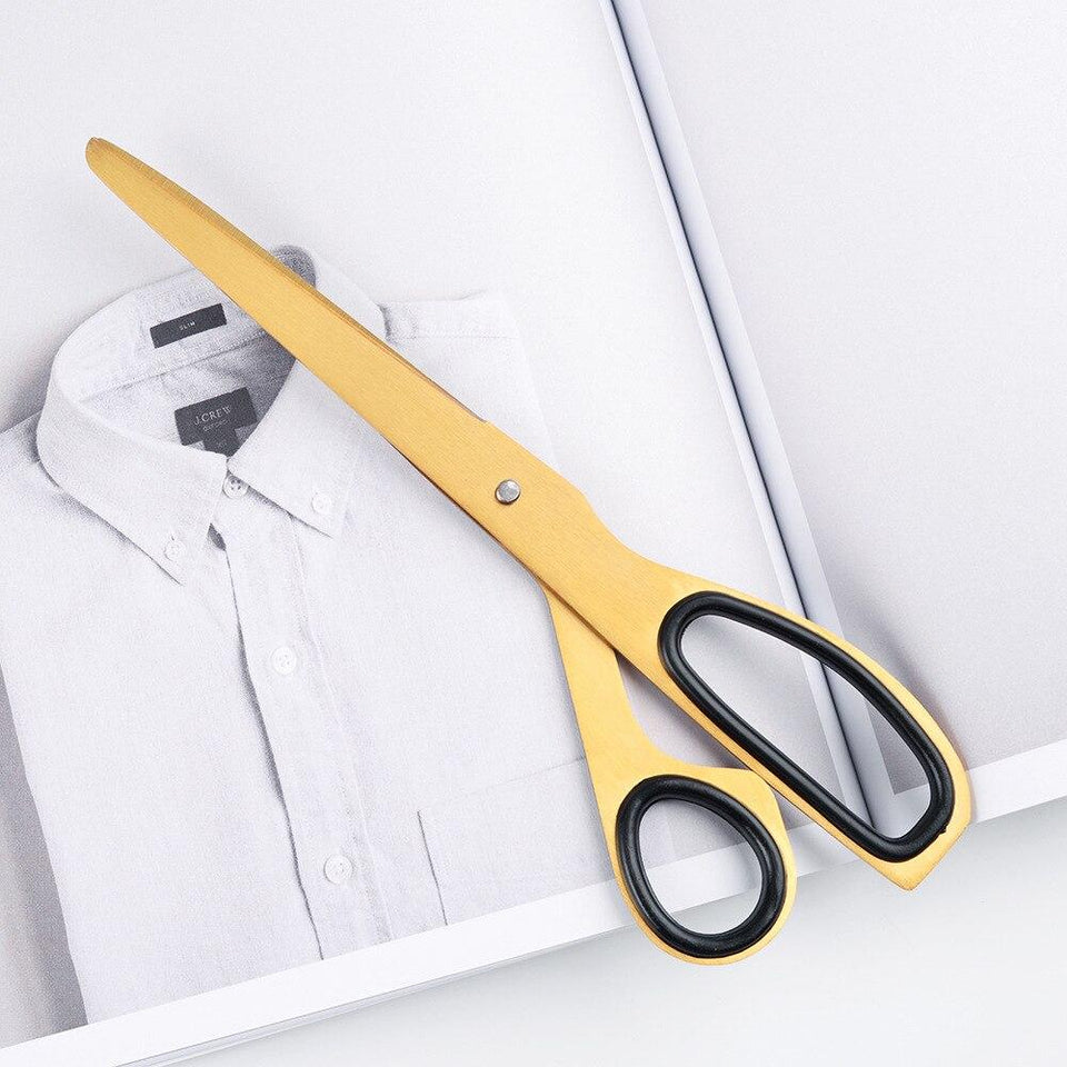 Golden Brass  Scissors - lightbulbbusinessconsulting