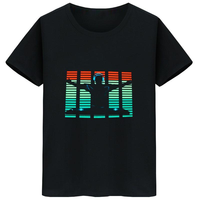 Led Men's Glowing TShirt - lightbulbbusinessconsulting