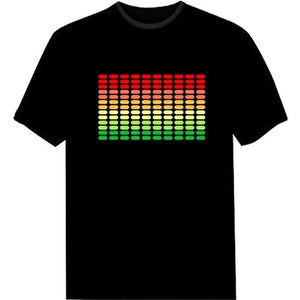 Led Men's Glowing TShirt - lightbulbbusinessconsulting
