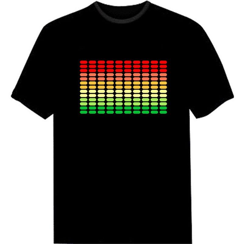 Led Men's Glowing TShirt - lightbulbbusinessconsulting