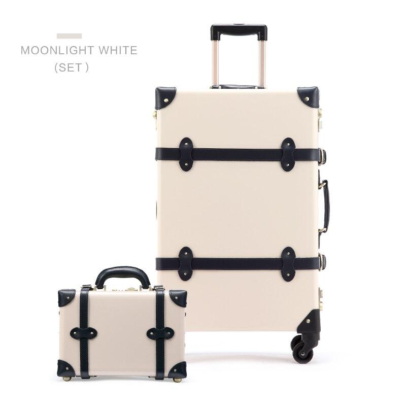 Genuine Leather Vintage Travel Suitcase - lightbulbbusinessconsulting