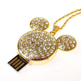 Mickey Jewelry USB Flash Drive Pendant - lightbulbbusinessconsulting