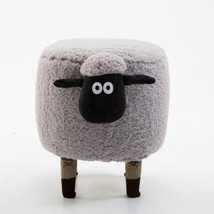 Ottoman Storage Footstool Solid Wood Nordic - lightbulbbusinessconsulting
