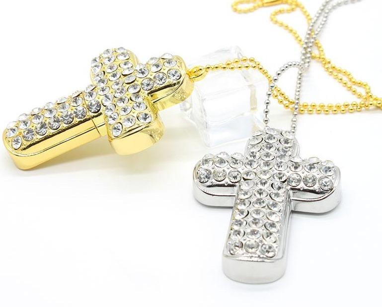 Jewelry Metal Cross USB flash - lightbulbbusinessconsulting
