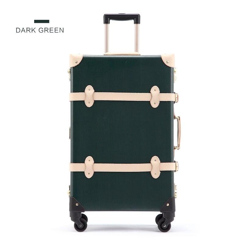 Genuine Leather Vintage Travel Suitcase - lightbulbbusinessconsulting