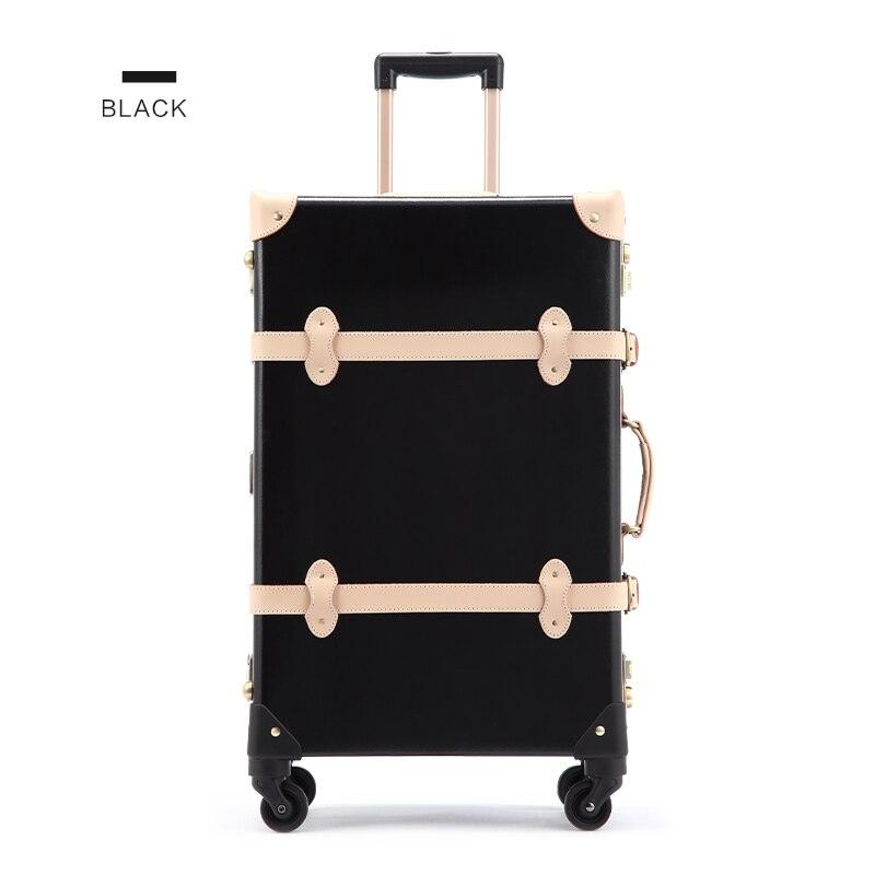 Genuine Leather Vintage Travel Suitcase - lightbulbbusinessconsulting