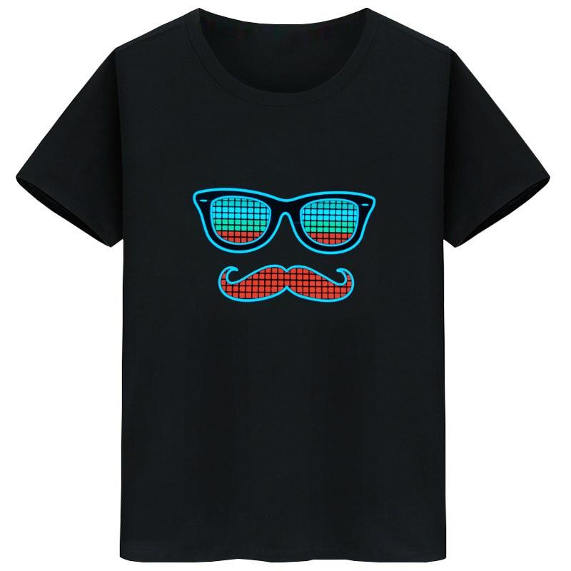 Led Men's Glowing TShirt - lightbulbbusinessconsulting