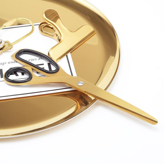 Golden Brass  Scissors - lightbulbbusinessconsulting