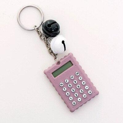 Biscuits Shape Mini Calculator Key Holder - LIGHTBULB GIFTS