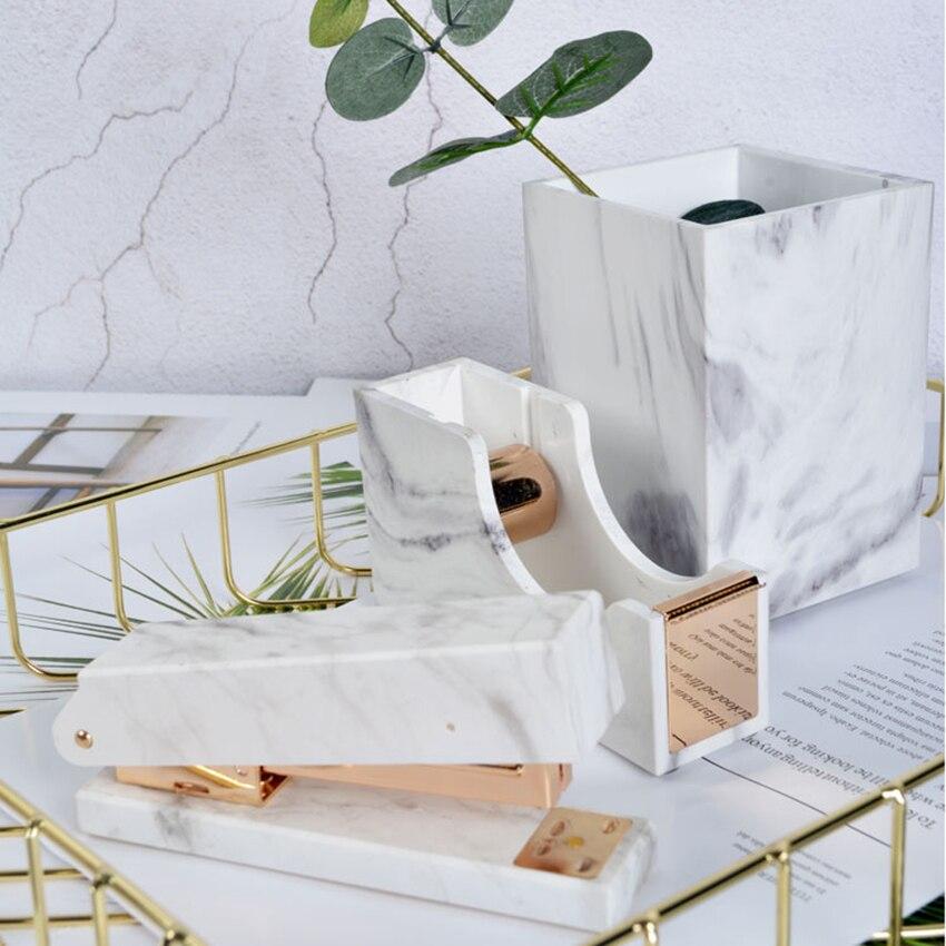Chic Marble Desktop set - lightbulbbusinessconsulting