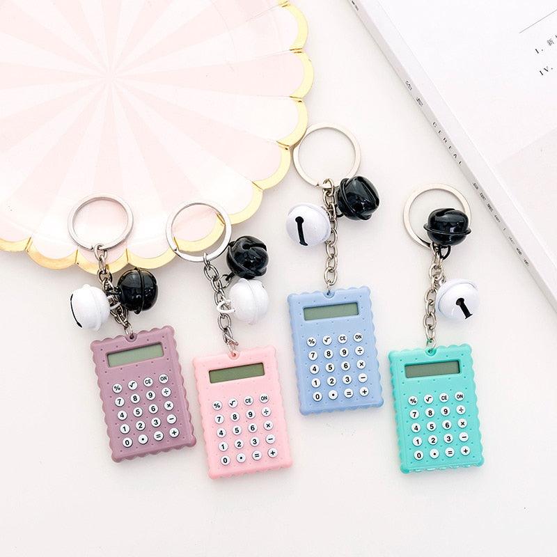 Biscuits Shape Mini Calculator Key Holder - LIGHTBULB GIFTS