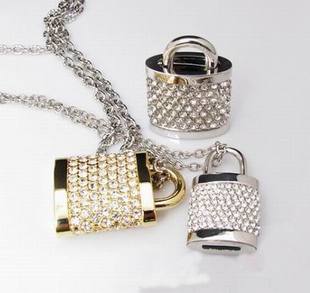 Jewelry Lock Shape USB Flash Drive Pendant - lightbulbbusinessconsulting