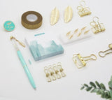Light Blue Feather Gift Set - lightbulbbusinessconsulting