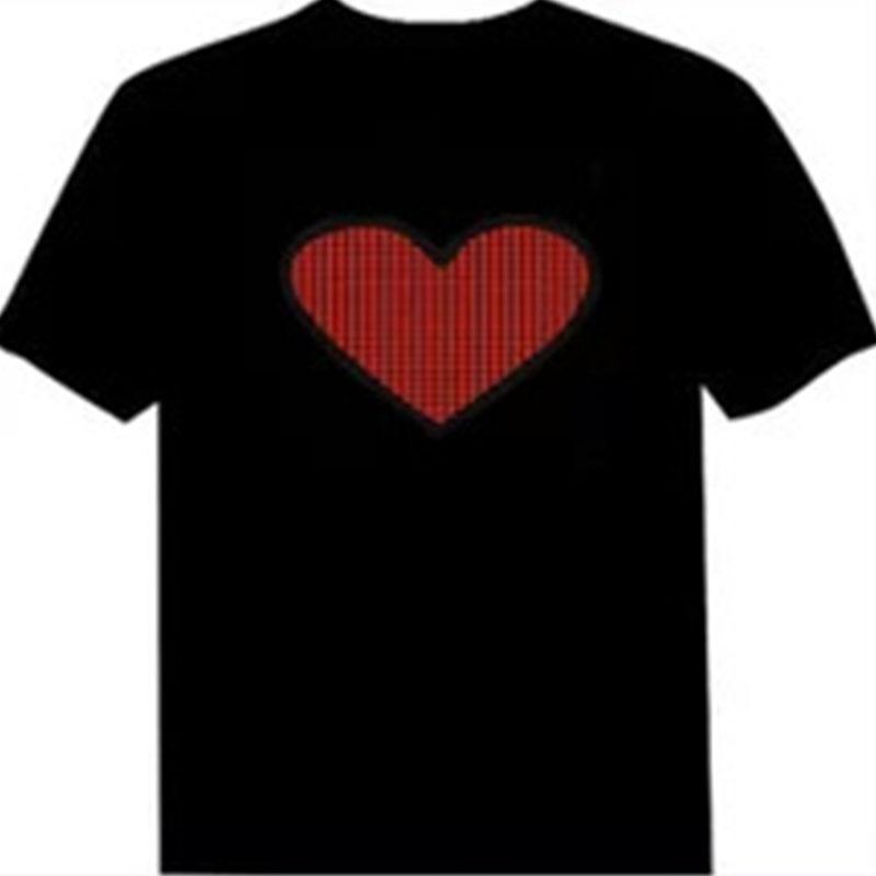 Led Men's Glowing TShirt - lightbulbbusinessconsulting