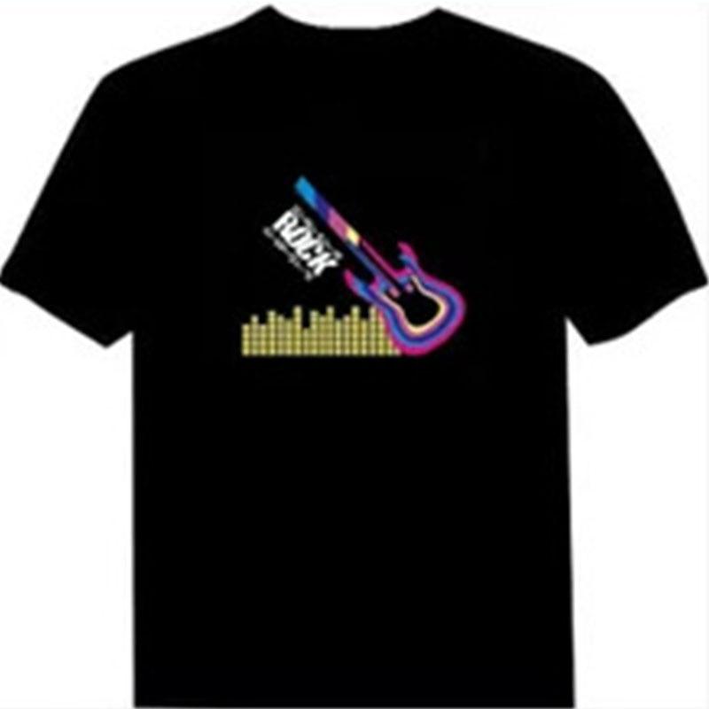 Led Men's Glowing TShirt - lightbulbbusinessconsulting
