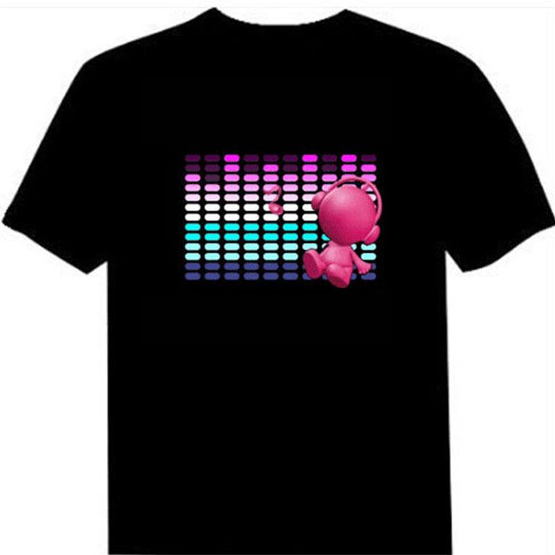 Led Men's Glowing TShirt - lightbulbbusinessconsulting
