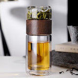 Double Wall Glass Bottle T - LIGHTBULB GIFTS