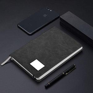 Leather Wireless Led Logo Notebook - LIGHTBULB GIFTS