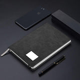 Leather Wireless Led Logo Notebook - LIGHTBULB GIFTS