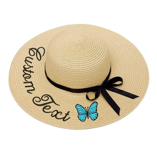 Personalised Straw Hat - lightbulbbusinessconsulting