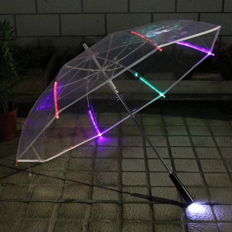 Led Transparent umbrella - lightbulbbusinessconsulting