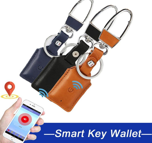 Bluetooth Leather key chain - lightbulbbusinessconsulting