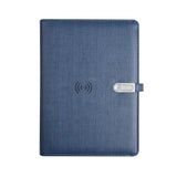 Wireless Power-bank Notebook with Smart Lock - LIGHTBULB GIFTS
