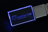 Custom Logo Crystal USB Flash Pen Drive - lightbulbbusinessconsulting