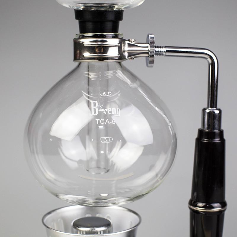 Dark Handle Syphon Coffee Maker - lightbulbbusinessconsulting