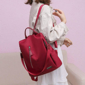 Ladies Anti Theft Backpack - lightbulbbusinessconsulting