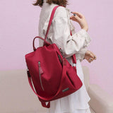 Ladies Anti Theft Backpack - lightbulbbusinessconsulting