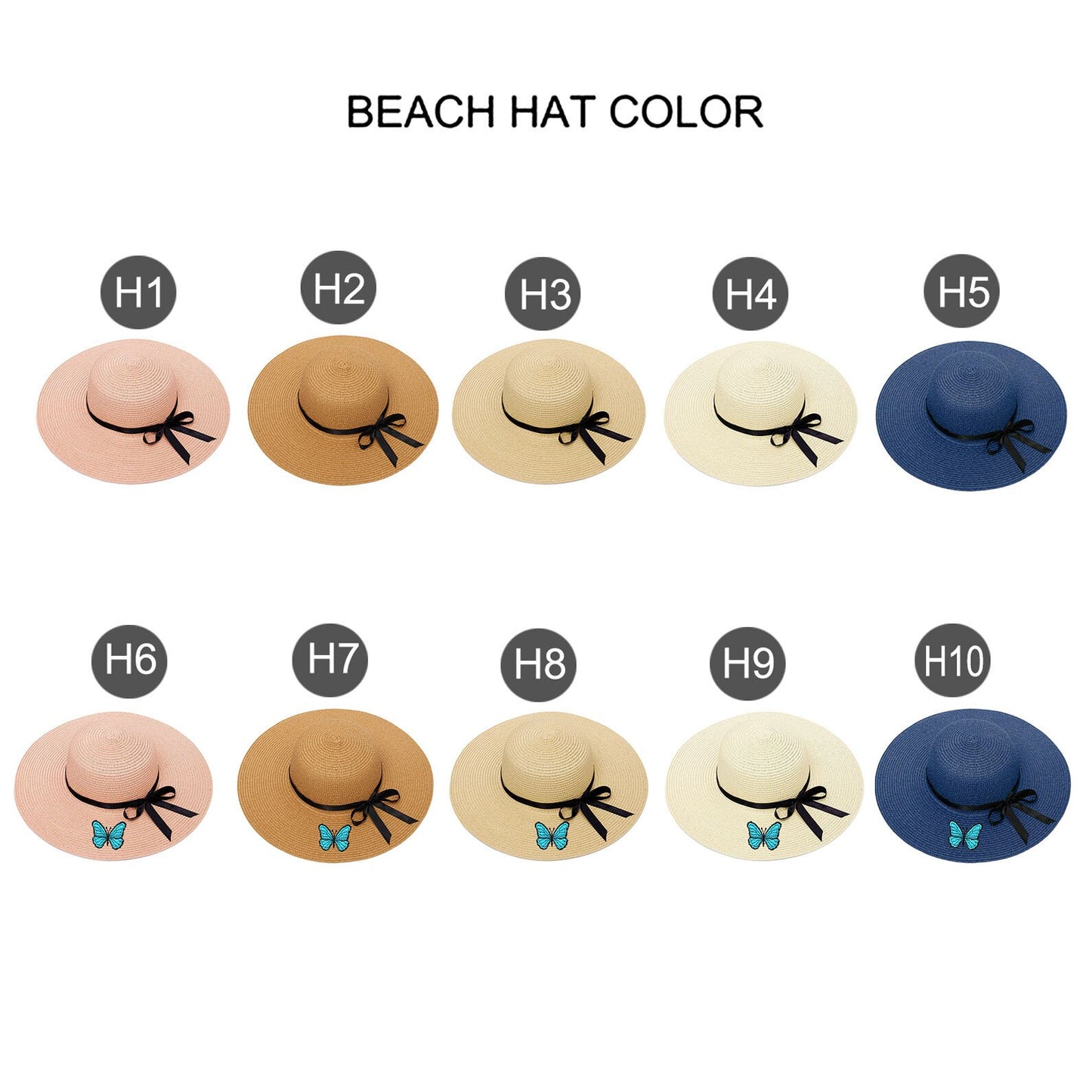 Personalised Straw Hat - lightbulbbusinessconsulting