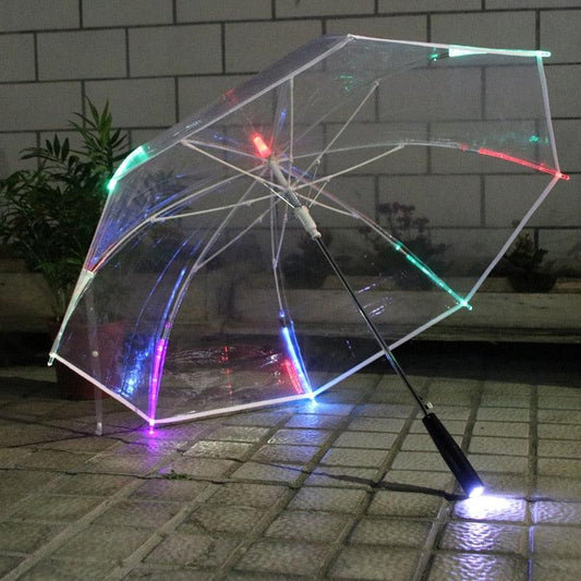 Led Transparent umbrella - lightbulbbusinessconsulting