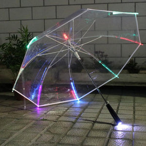 Led Transparent umbrella - lightbulbbusinessconsulting
