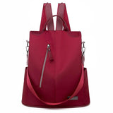 Ladies Anti Theft Backpack - lightbulbbusinessconsulting