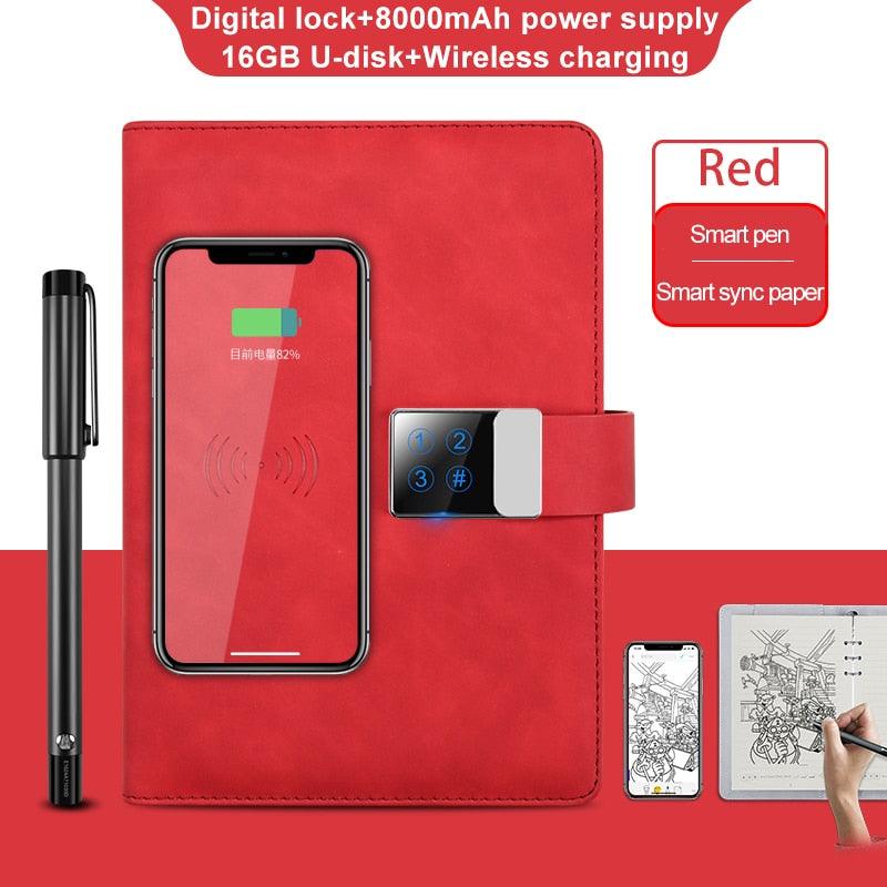 Smart Handwriting Notebook with Digital Lock - LIGHTBULB GIFTS