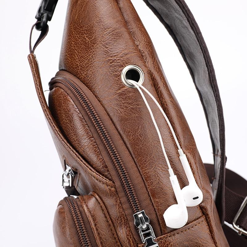 Leather Mens Messenger USB Bag - lightbulbbusinessconsulting