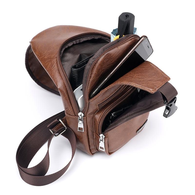 Leather Mens Messenger USB Bag - lightbulbbusinessconsulting