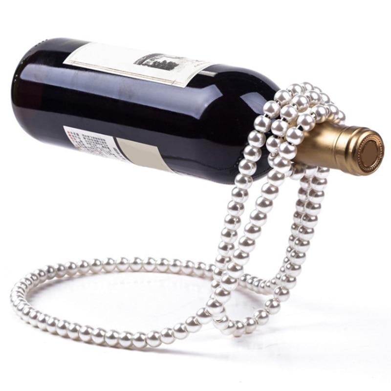Pearl Necklace Wine Rack - lightbulbbusinessconsulting