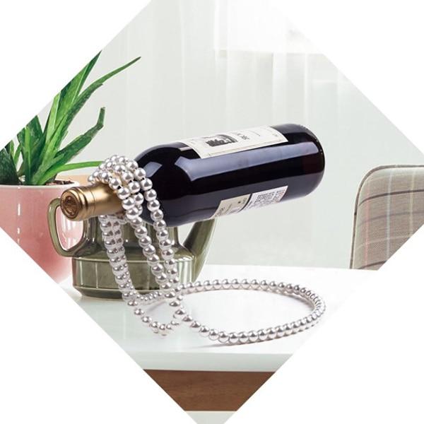 Pearl Necklace Wine Rack - lightbulbbusinessconsulting
