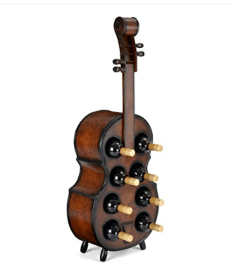 Fiddle Guitar Wine Cabinet - LIGHTBULB GIFTS