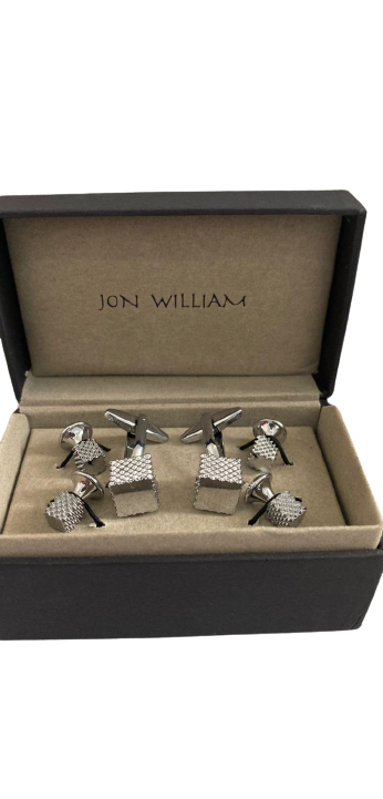 Cufflinks and stud set