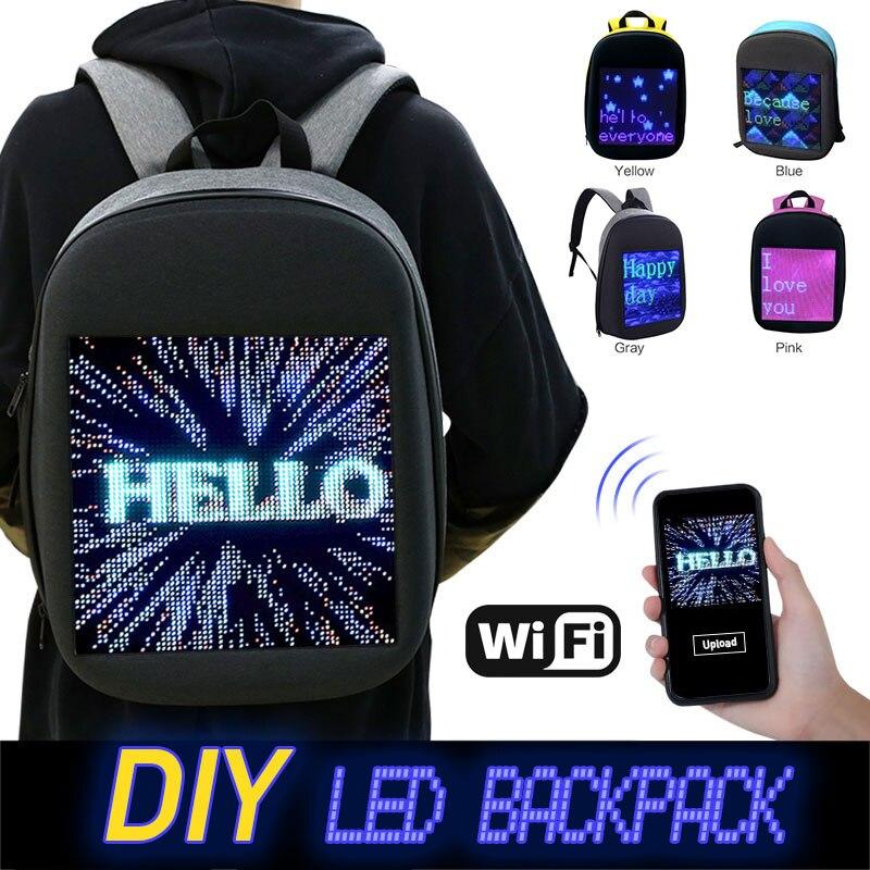 LED Screen Display Backpack - lightbulbbusinessconsulting