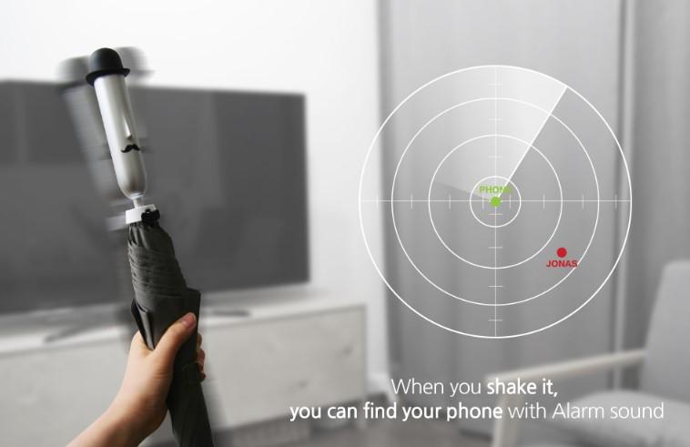 The Gentleman Smart Umbrella - lightbulbbusinessconsulting