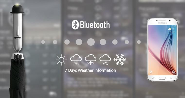 The Gentleman Smart Umbrella - lightbulbbusinessconsulting