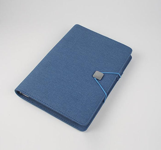PU Notebook with Power Bank - lightbulbbusinessconsulting