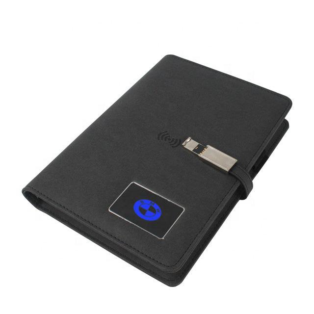 illuminated Logo Power Bank Notebook Journal - lightbulbbusinessconsulting