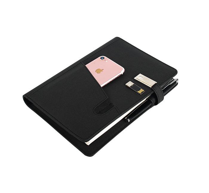 Organizer Notebook with Power Bank - lightbulbbusinessconsulting